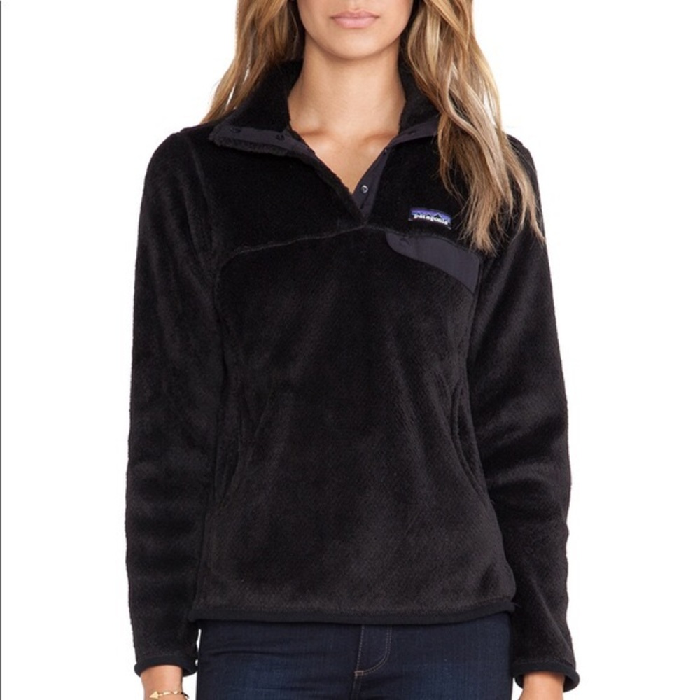 NWT Women’s Patagonia Re-tool Snap Fleece Black S